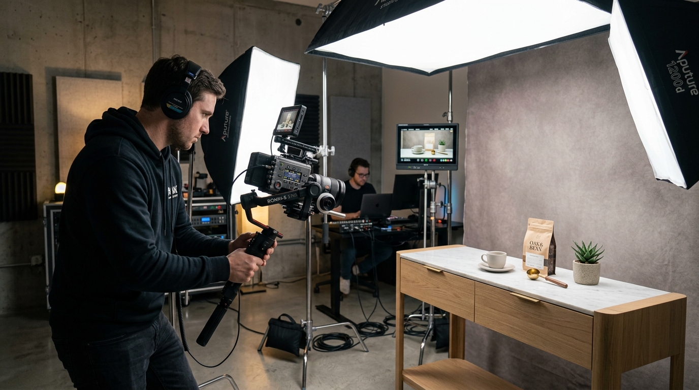 Content Strategy Cinema Studio Setup